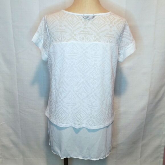 The Limited White Layered Top Size Small - Picture 3 of 9